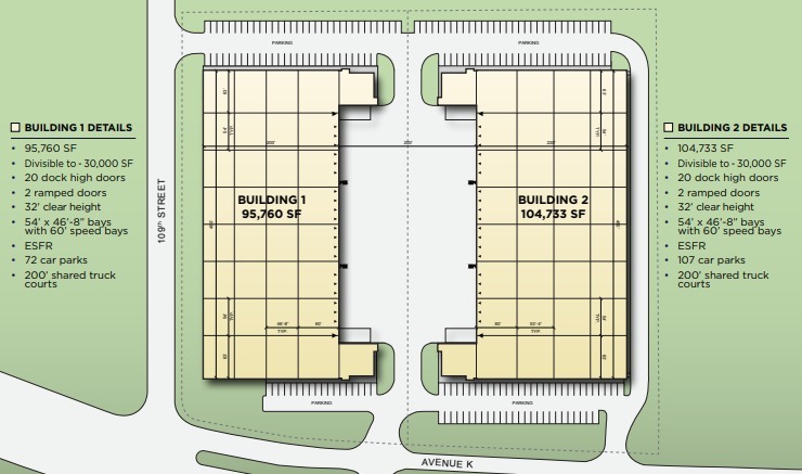 901 E Avenue K, Grand Prairie, TX en alquiler Plano de la planta- Imagen 1 de 1