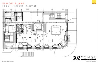 302 Yonge St, Toronto, ON en alquiler Plano de la planta- Imagen 1 de 1