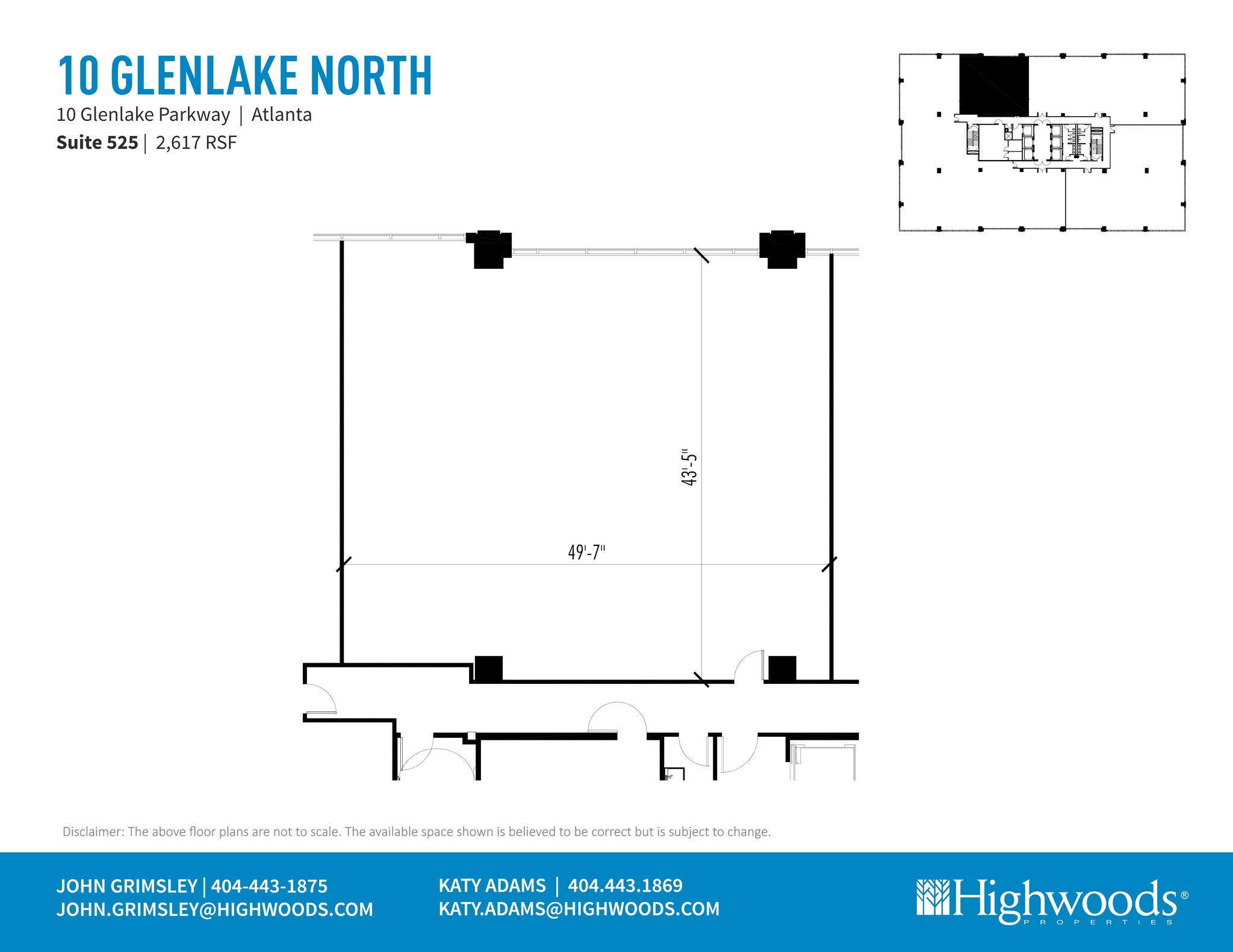 10 Glenlake Pky NE, Atlanta, GA en alquiler Plano del sitio- Imagen 1 de 1