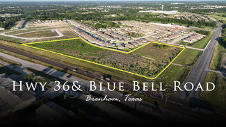 Más detalles para HWY 36 & Blue Bell Road, Brenham, TX - Terrenos en venta