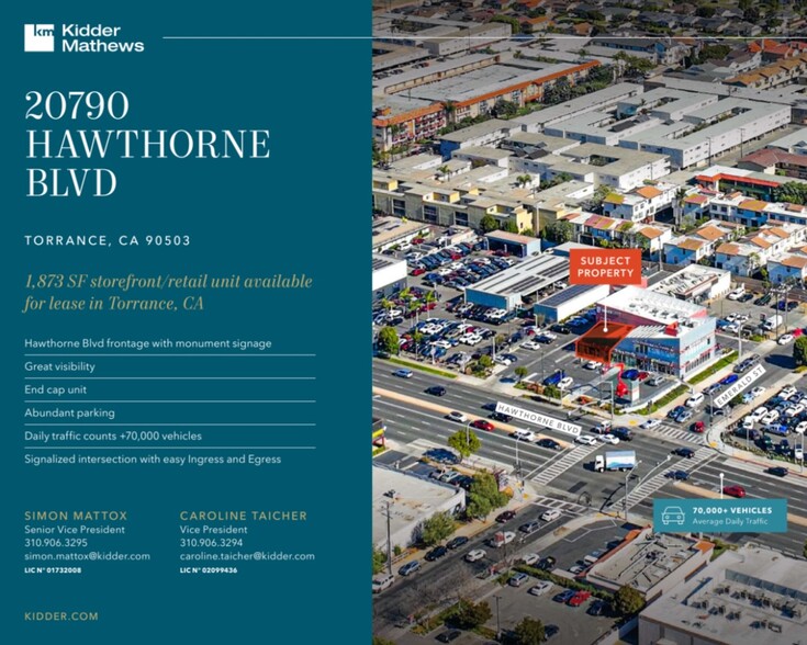 20790-20798 Hawthorne Blvd, Torrance, CA en alquiler - Foto del edificio - Imagen 3 de 7