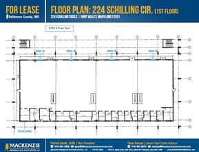 224 Schilling Cir, Hunt Valley, MD en alquiler Plano de la planta- Imagen 1 de 1