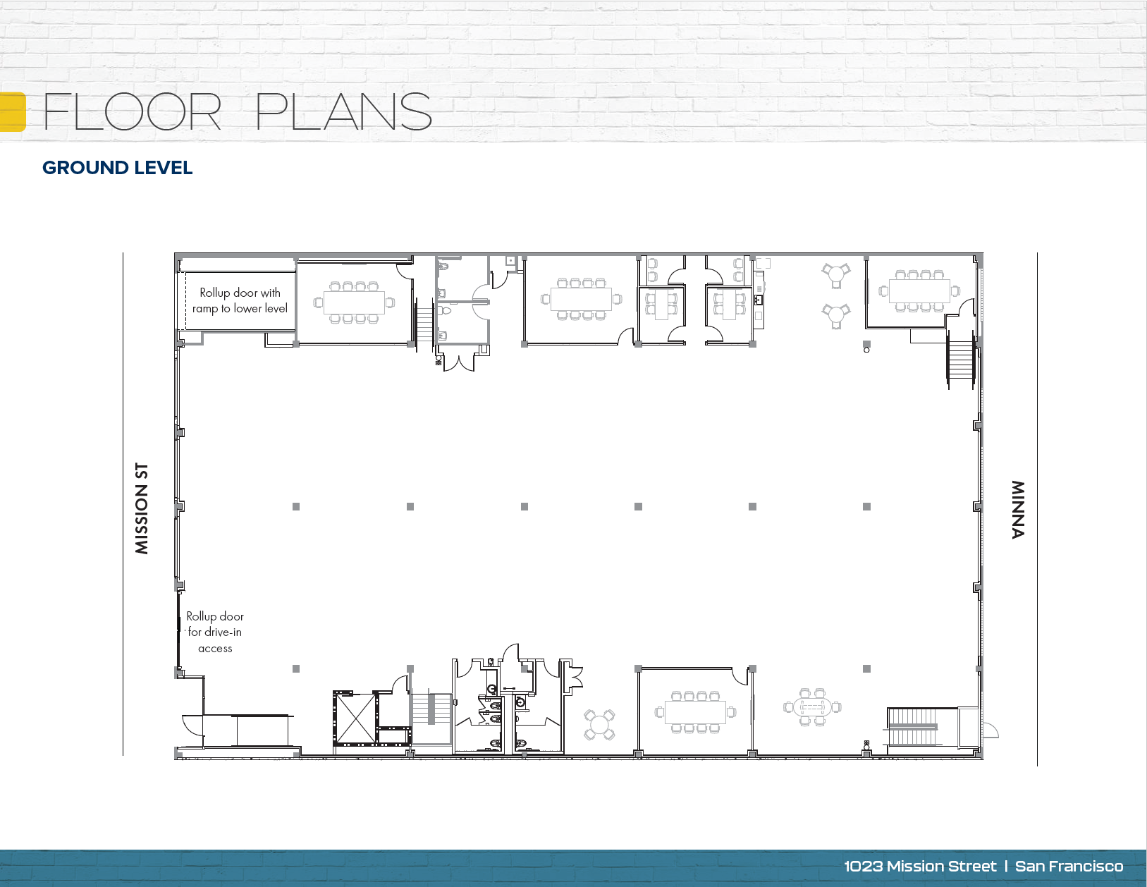 1023 Mission St, San Francisco, CA en venta Plano de la planta- Imagen 1 de 4