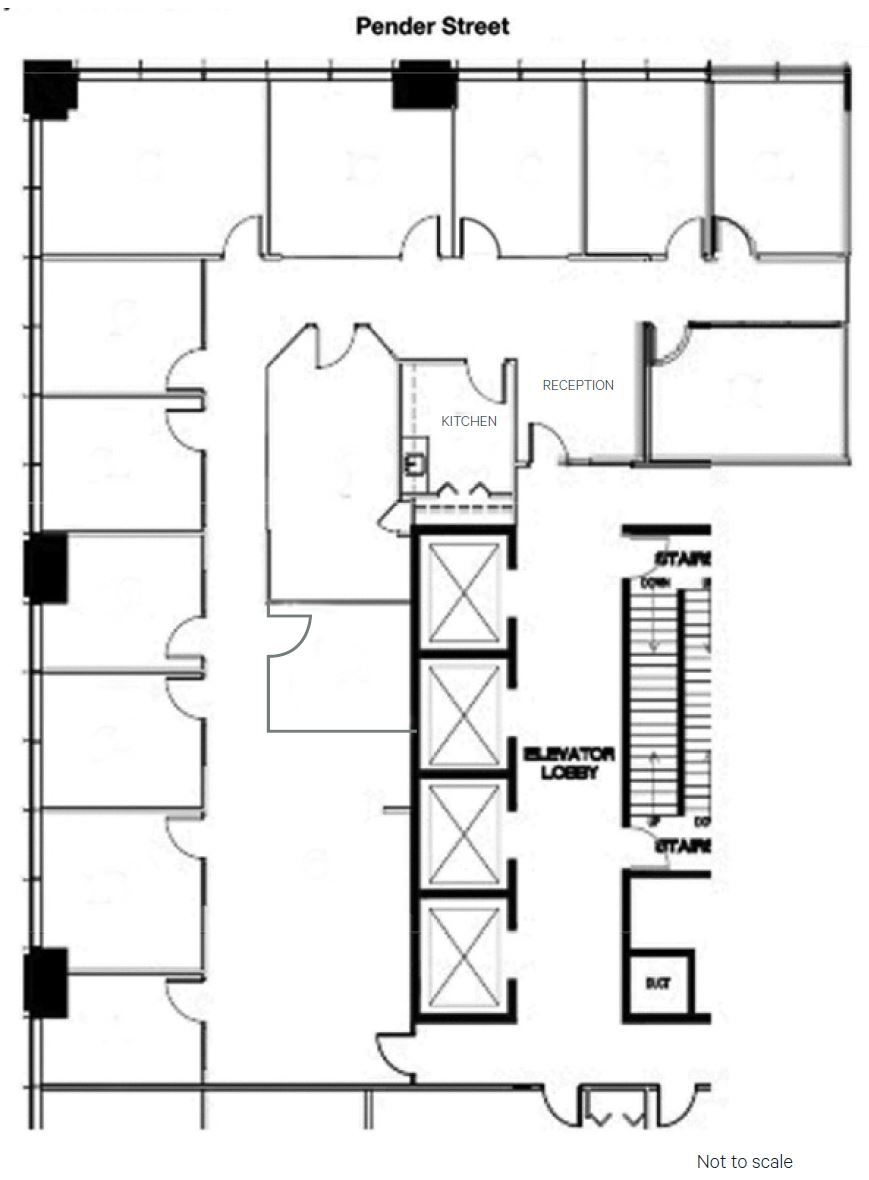 700 W Pender St, Vancouver, BC en alquiler Plano de la planta- Imagen 1 de 1