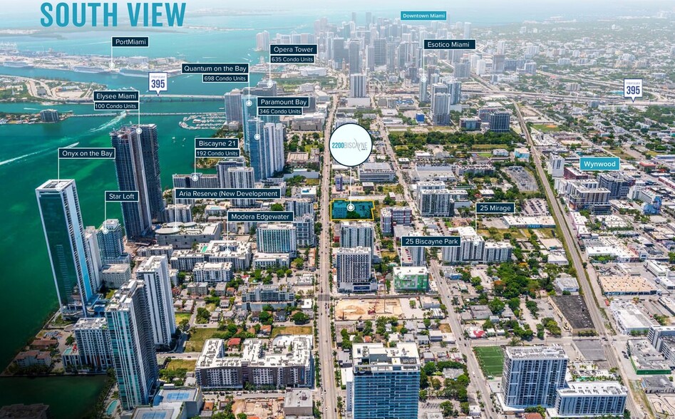 2200 Biscayne Blvd, Miami, FL en venta - Vista aérea - Imagen 3 de 12