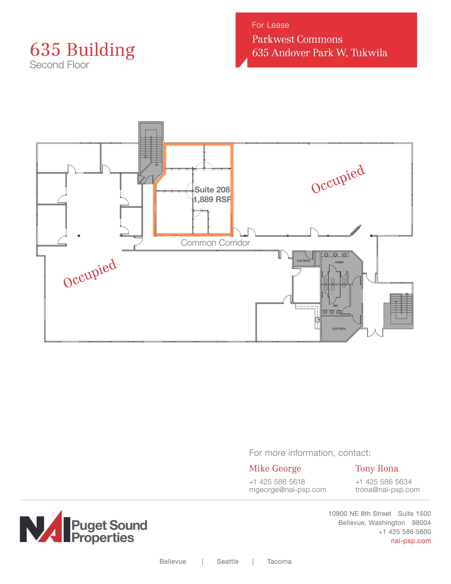 370 Corporate Dr N, Tukwila, WA en alquiler Plano del sitio- Imagen 1 de 1