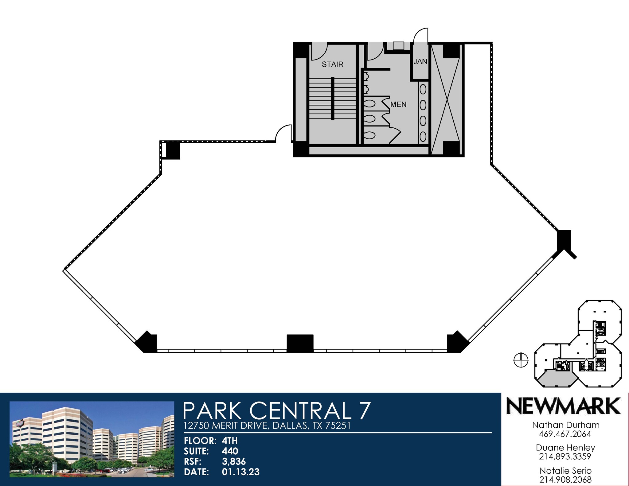 12750 Merit Dr, Dallas, TX en alquiler Plano de la planta- Imagen 1 de 1