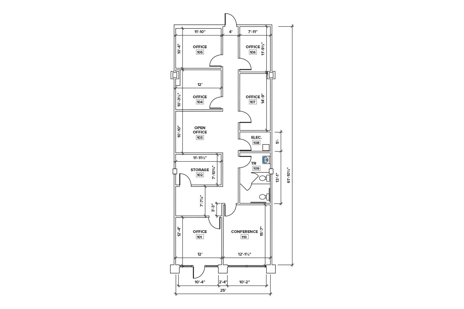 3 W Broad St, Bethlehem, PA en alquiler Plano de la planta- Imagen 1 de 2