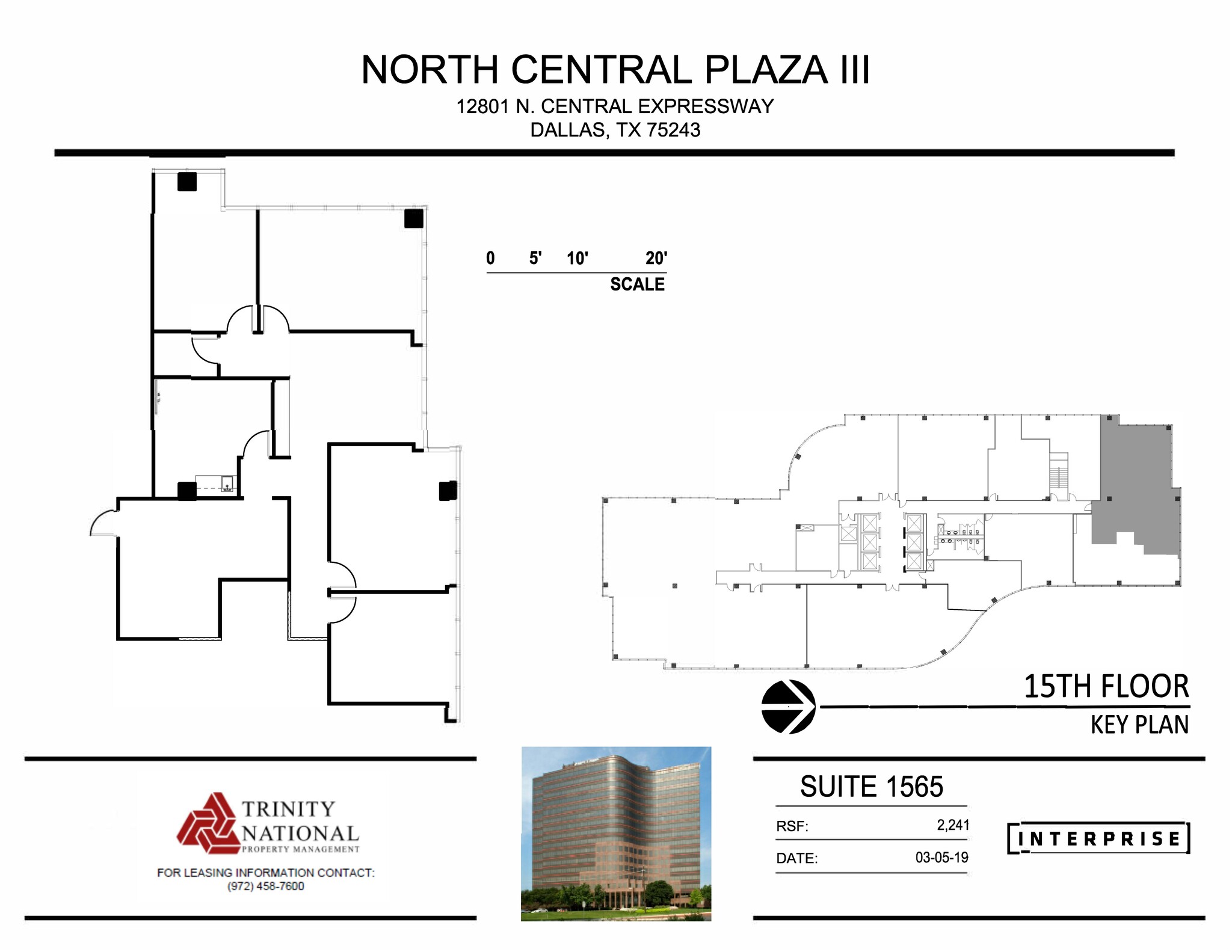 12801 N Central Expy, Dallas, TX en alquiler Plano del sitio- Imagen 1 de 1