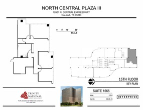 12801 N Central Expy, Dallas, TX en alquiler Plano del sitio- Imagen 1 de 1