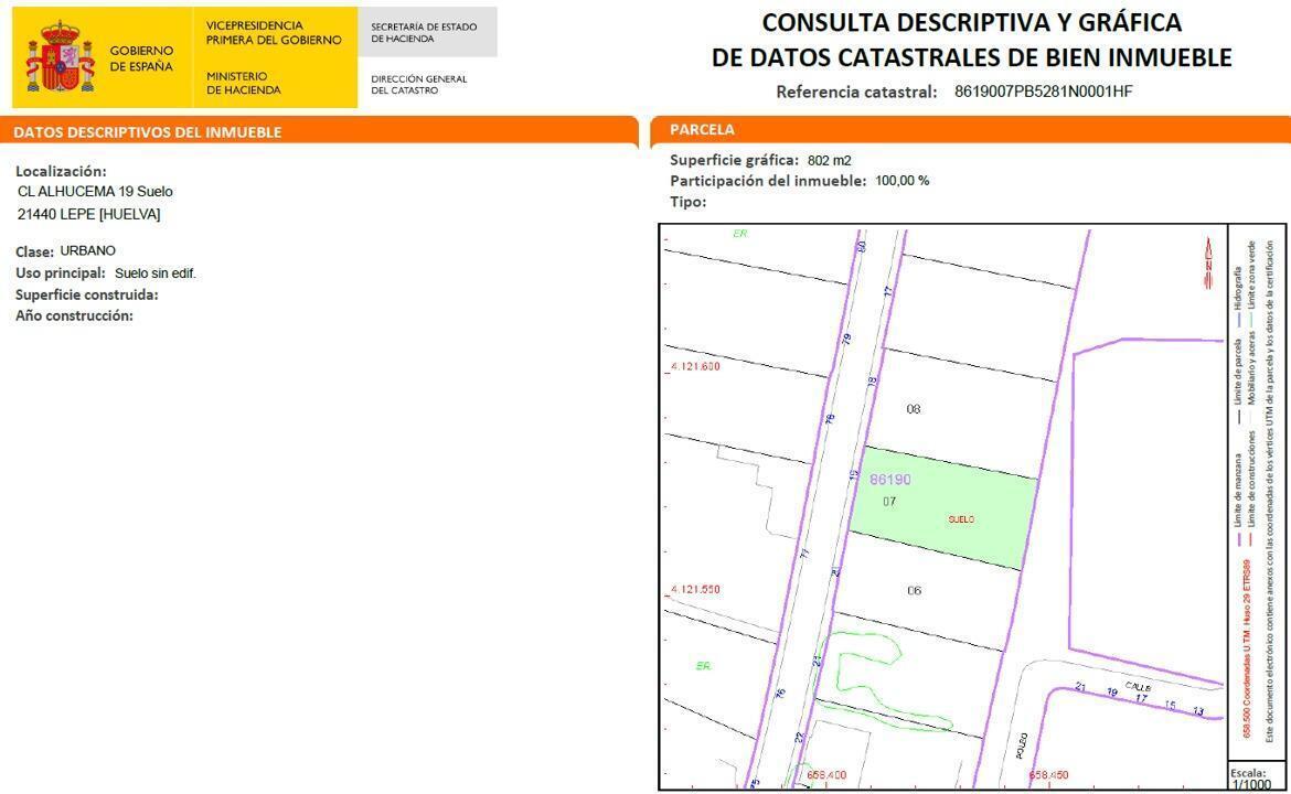 Terreno en Lepe, Huelva en venta Foto principal- Imagen 1 de 17