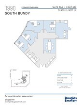 1990 S Bundy Dr, Los Angeles, CA en alquiler Plano de la planta- Imagen 1 de 1