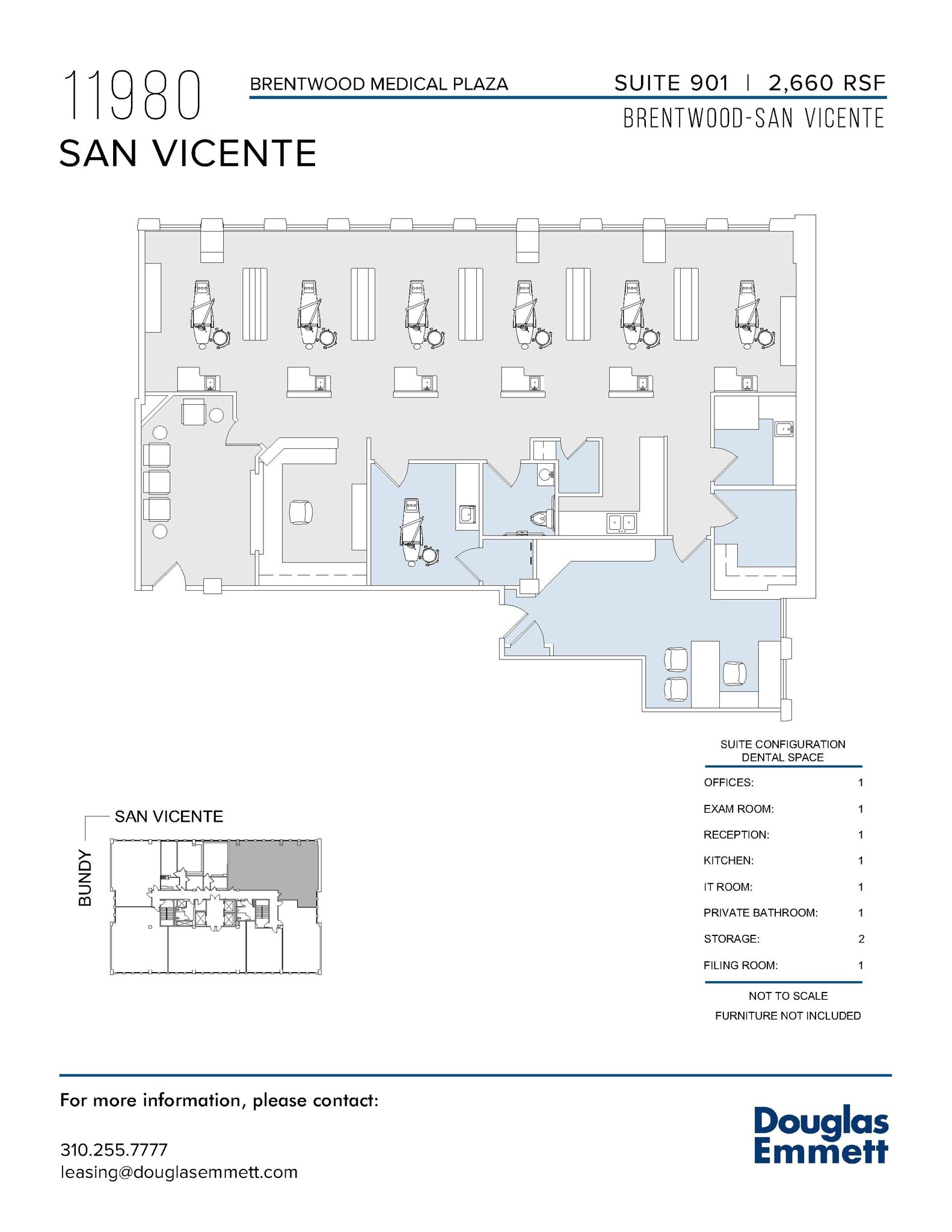 11980 San Vicente Blvd, Los Angeles, CA en alquiler Plano de la planta- Imagen 1 de 1
