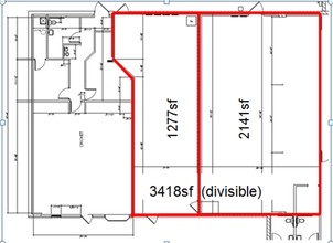 6480-6488 Brandt Pike, Huber Heights, OH en alquiler Plano de la planta- Imagen 2 de 3