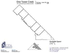 3101 Towercreek Pkwy SE, Atlanta, GA en alquiler Plano de la planta- Imagen 1 de 1