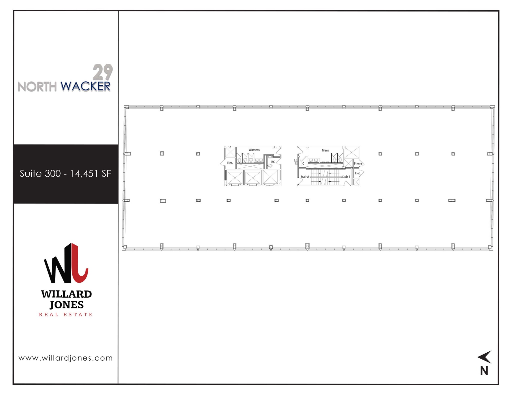 29 N Wacker Dr, Chicago, IL en alquiler Plano de la planta- Imagen 1 de 7