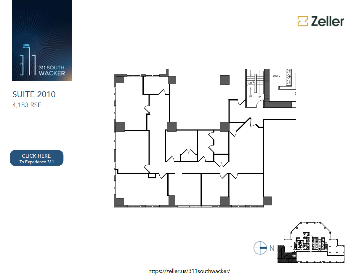 311 S Wacker Dr, Chicago, IL en alquiler Plano de la planta- Imagen 1 de 1