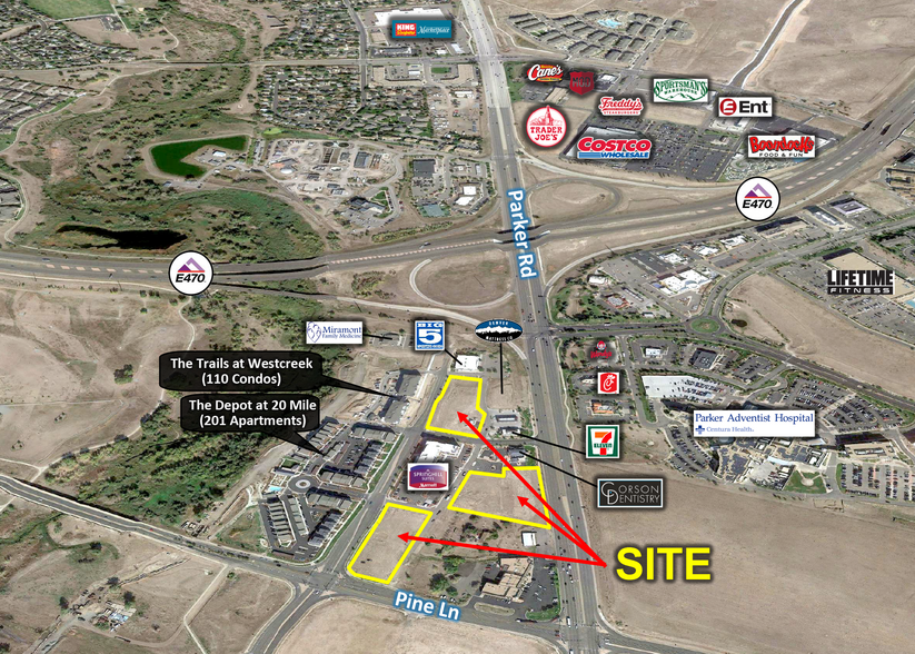 NWC Parker Rd & Pine Ln, Parker, CO en venta - Foto del edificio - Imagen 3 de 14