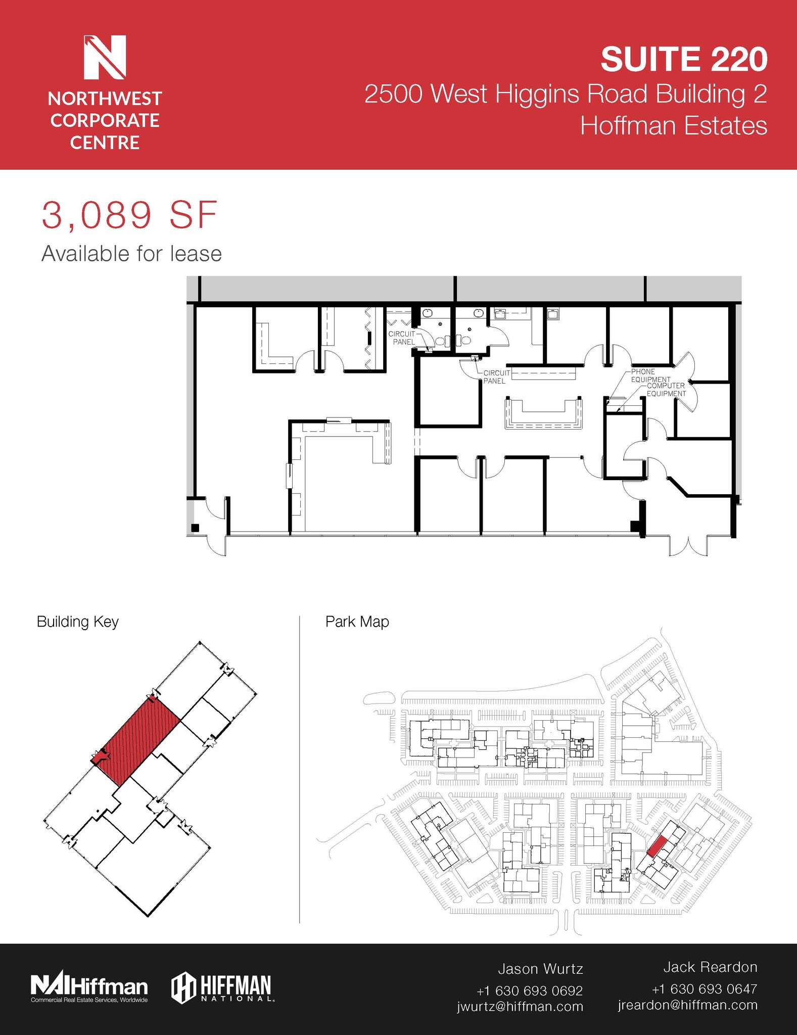 2500 W Higgins Rd, Hoffman Estates, IL en alquiler Plano de la planta- Imagen 1 de 1