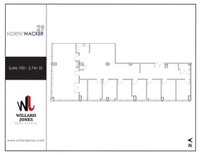 29 N Wacker Dr, Chicago, IL en alquiler Plano de la planta- Imagen 1 de 9