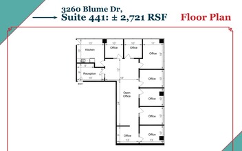 3260 Blume Dr, Richmond, CA en alquiler Plano de la planta- Imagen 1 de 1