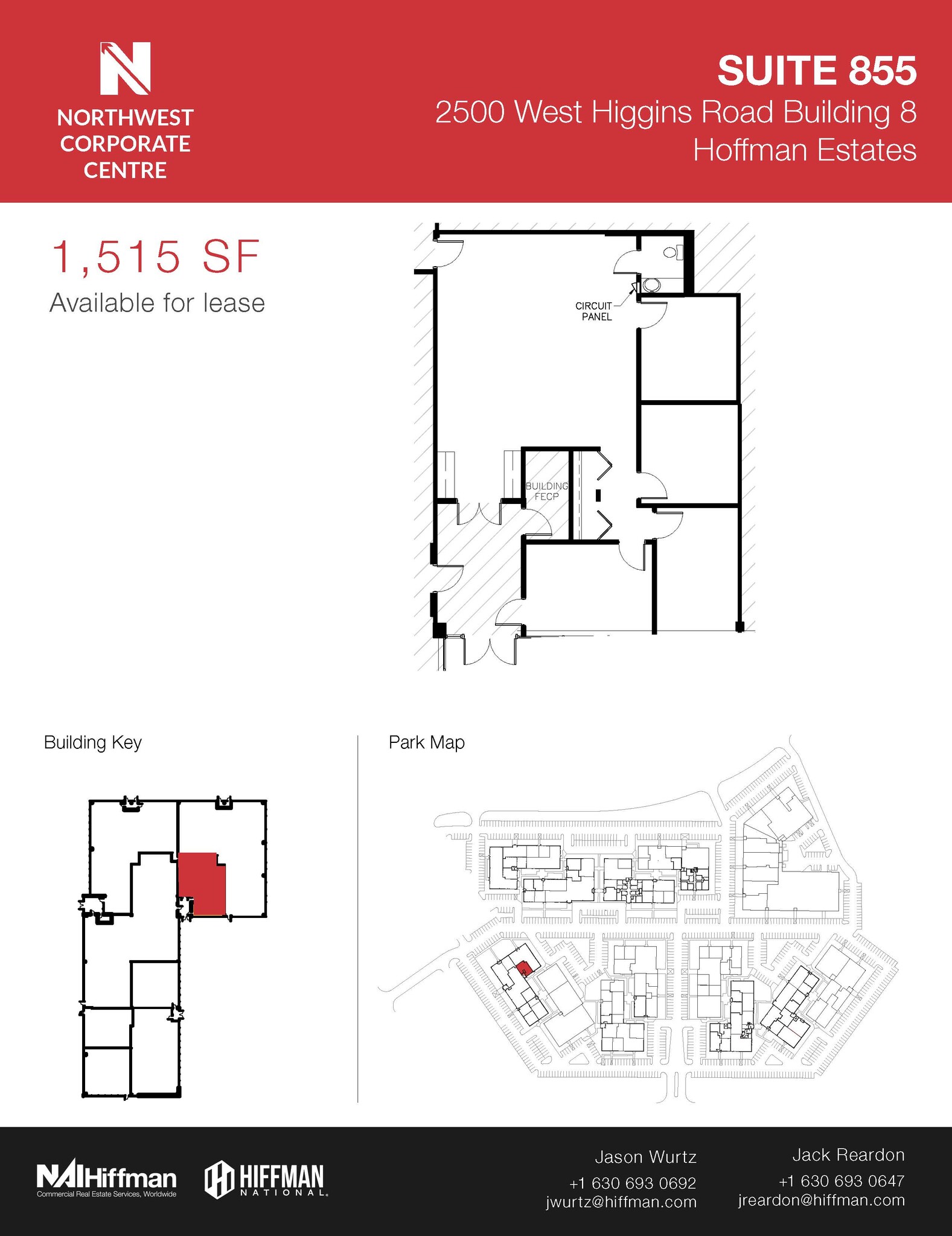 2500 W Higgins Rd, Hoffman Estates, IL en alquiler Plano de la planta- Imagen 1 de 1