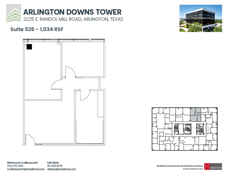 2225 E Randol Mill Rd, Arlington, TX en alquiler Plano de la planta- Imagen 1 de 1