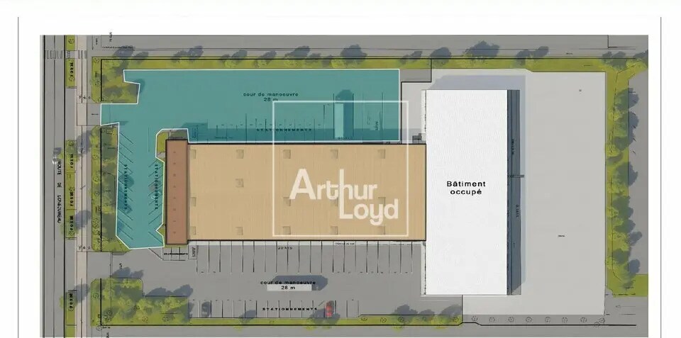 Nave en Chilly-Mazarin en alquiler Plano del sitio- Imagen 1 de 4