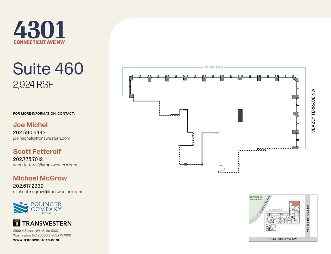 4301 Connecticut Ave NW, Washington, DC en alquiler Plano de la planta- Imagen 1 de 1