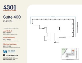 4301 Connecticut Ave NW, Washington, DC en alquiler Plano de la planta- Imagen 1 de 1
