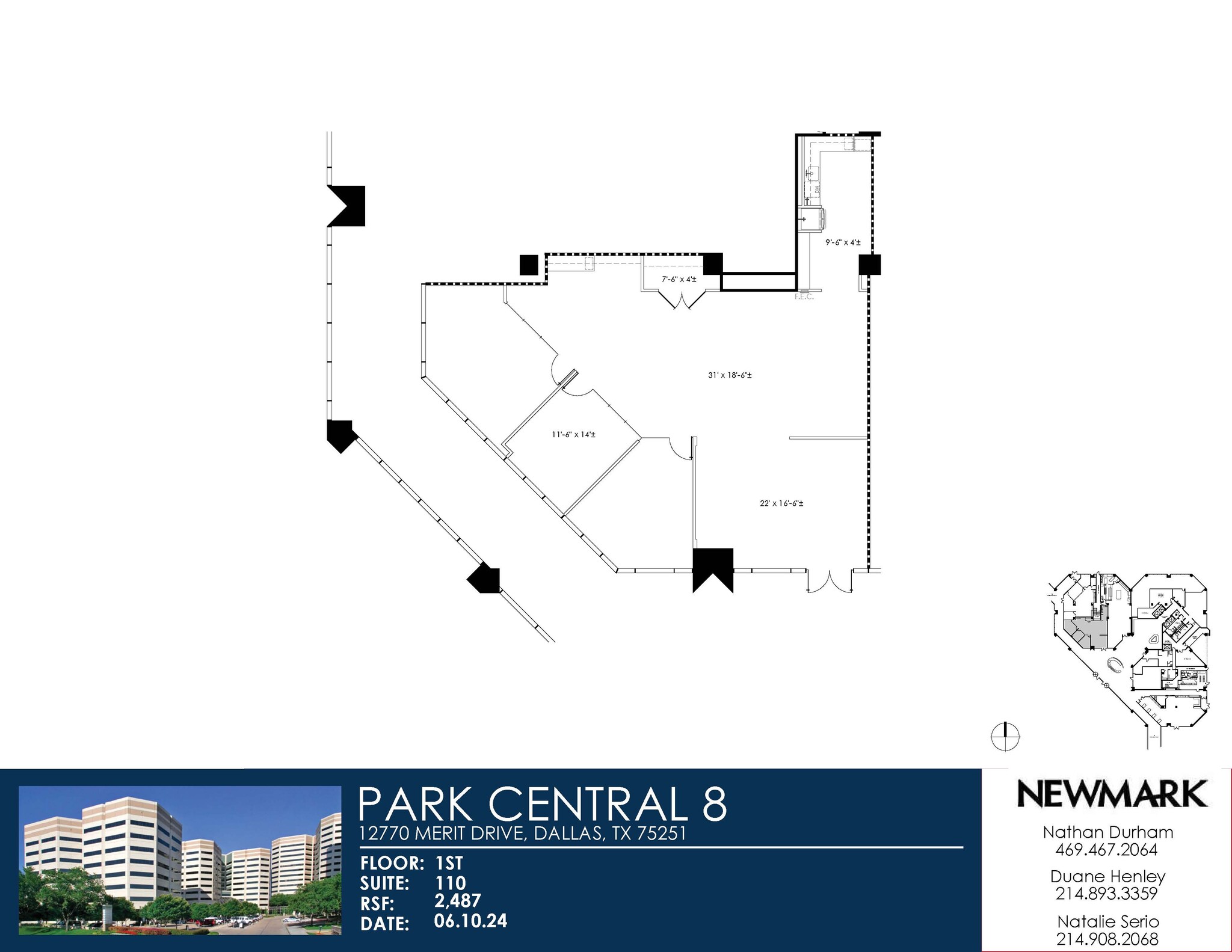 12750 Merit Dr, Dallas, TX en alquiler Plano de la planta- Imagen 1 de 1