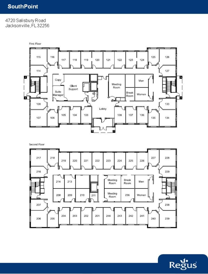 4720 Salisbury Rd, Jacksonville, FL en alquiler Plano de la planta- Imagen 1 de 1