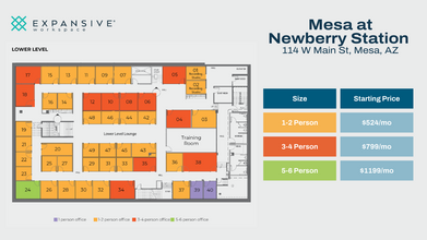 114 W Main St, Mesa, AZ en alquiler Plano de la planta- Imagen 1 de 7