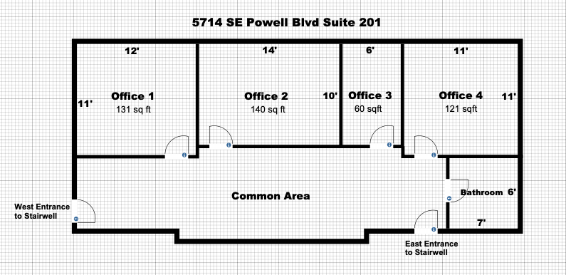 5714-5718 SE Powell Blvd, Portland, OR en alquiler Foto del edificio- Imagen 1 de 5