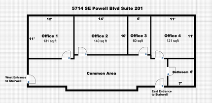 5714-5718 SE Powell Blvd, Portland, OR en alquiler Foto del edificio- Imagen 1 de 5