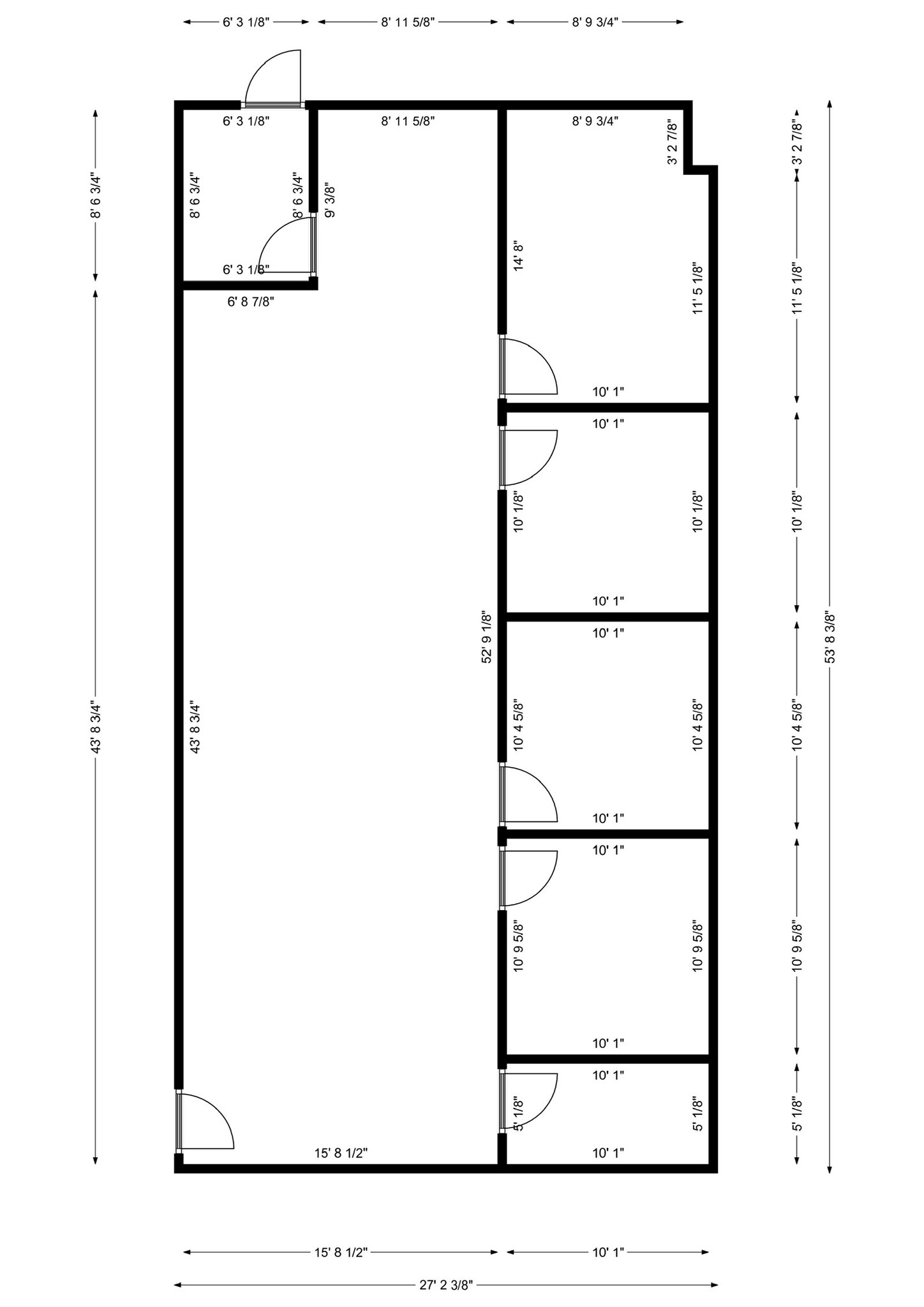 2325 Dean St, St Charles, IL en alquiler Plano de la planta- Imagen 1 de 1