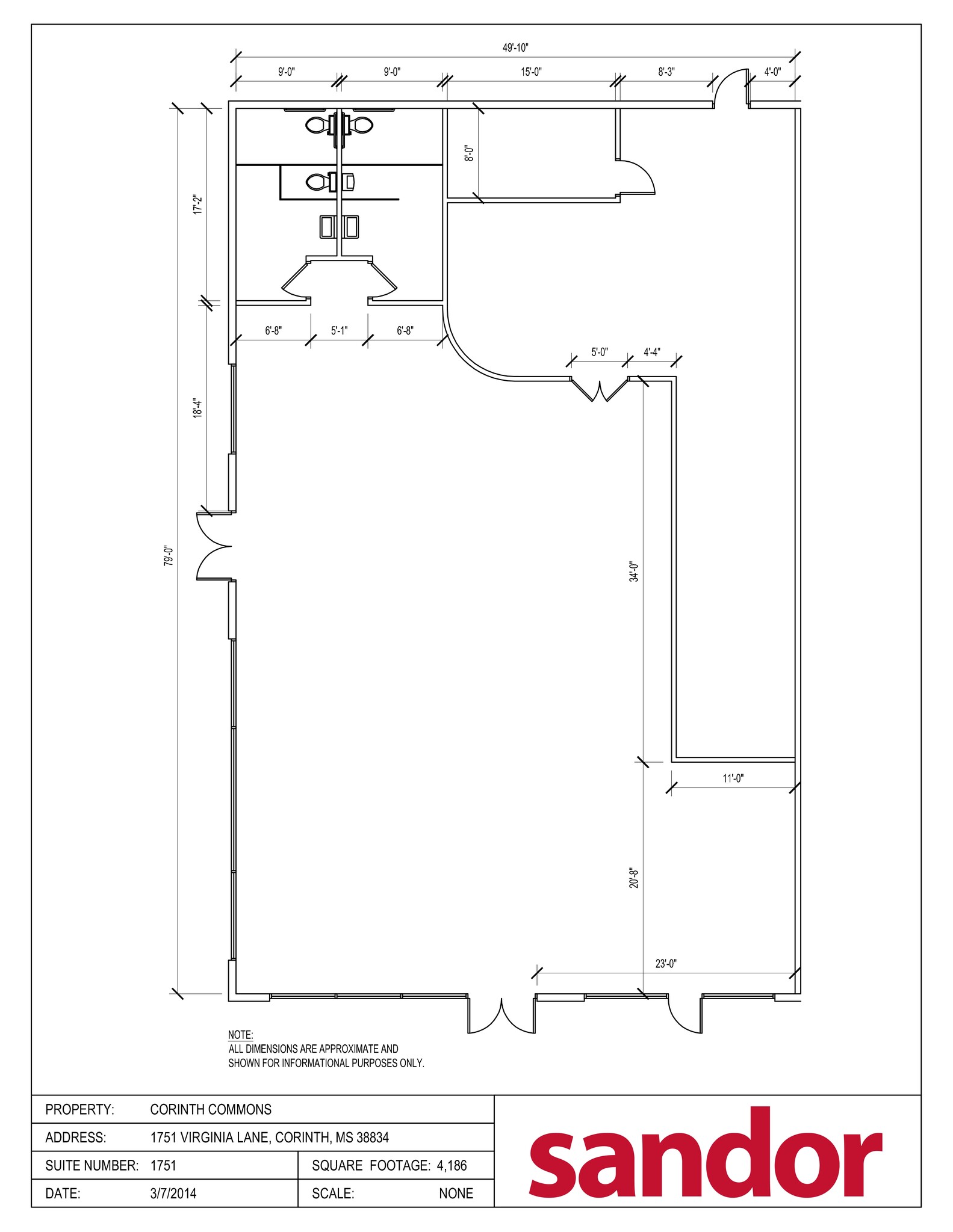 2801 Virginia Ln, Corinth, MS en alquiler Plano del sitio- Imagen 1 de 1