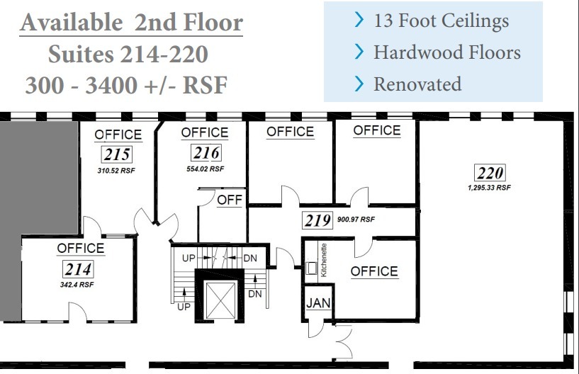 600-610 16th St, Oakland, CA en alquiler Plano de la planta- Imagen 1 de 7