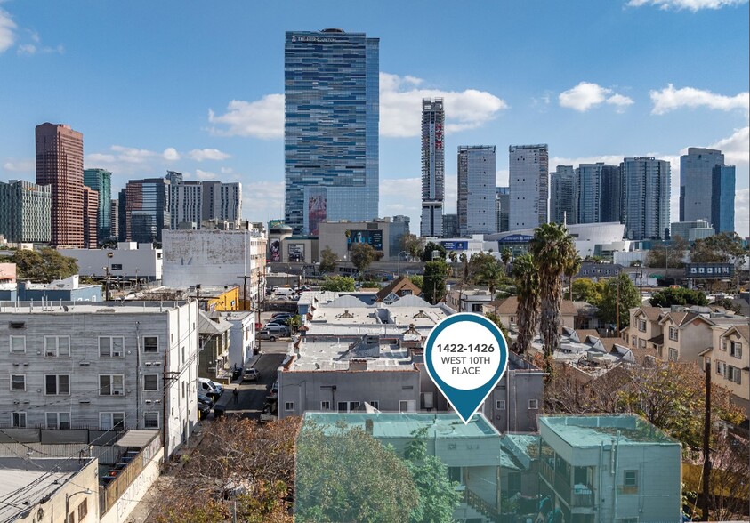 1422-1426 W 10th Pl, Los Angeles, CA en venta - Foto del edificio - Imagen 1 de 4