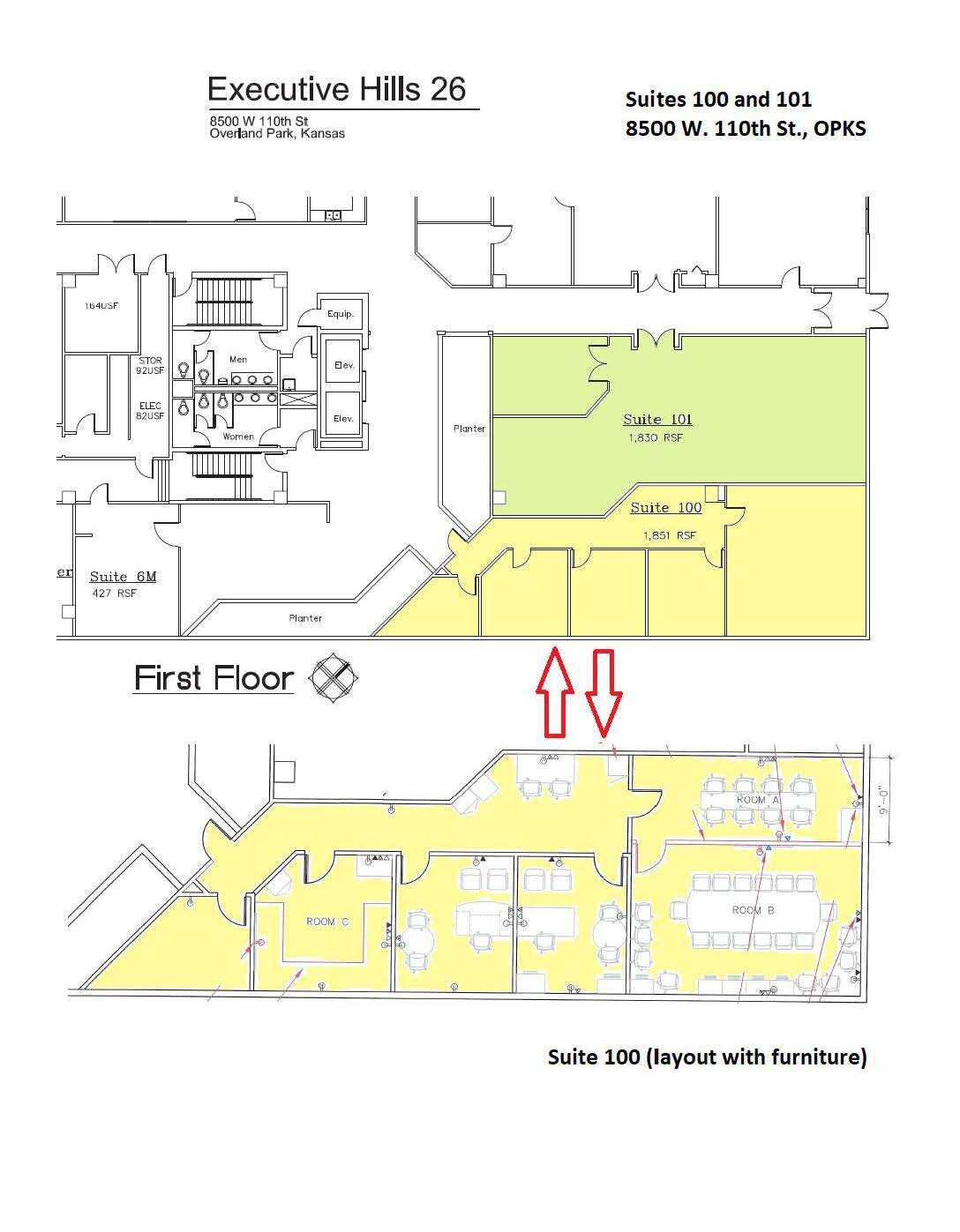 8500 W 110th St, Overland Park, KS en alquiler Plano de la planta- Imagen 1 de 1