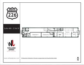 226 S Wabash Ave, Chicago, IL en alquiler Plano de la planta- Imagen 1 de 1