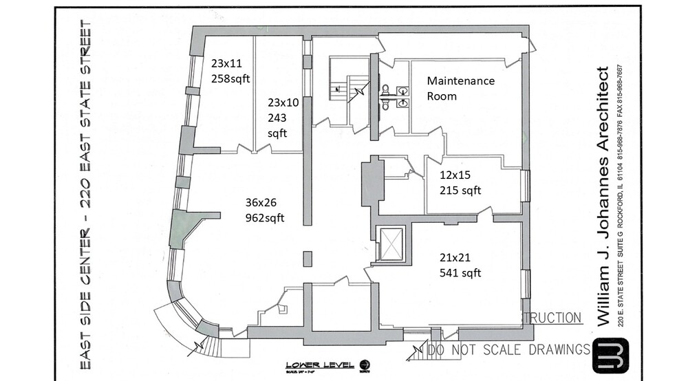 220 E State St, Rockford, IL en alquiler - Plano de la planta - Imagen 2 de 9