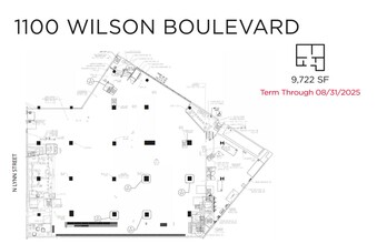 1100 Wilson Blvd, Arlington, VA en alquiler Plano de la planta- Imagen 1 de 1