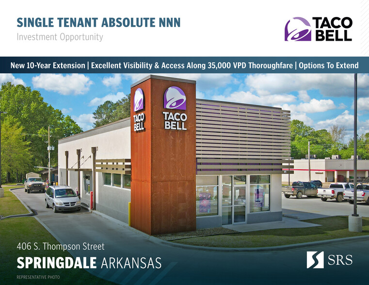 406 Thompson St, Springdale, AR en venta - Foto del edificio - Imagen 1 de 4