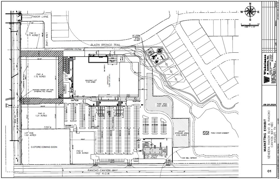 Sendera Ranch Blvd & Rancho Canyon Way, Haslet, TX en alquiler - Plano del sitio - Imagen 2 de 2