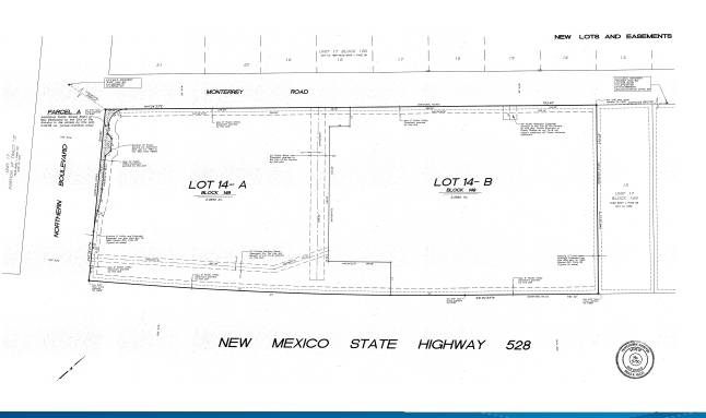 Hwy 528 & Northern Blvd, Rio Rancho, NM en venta - Plano de solar - Imagen 2 de 2