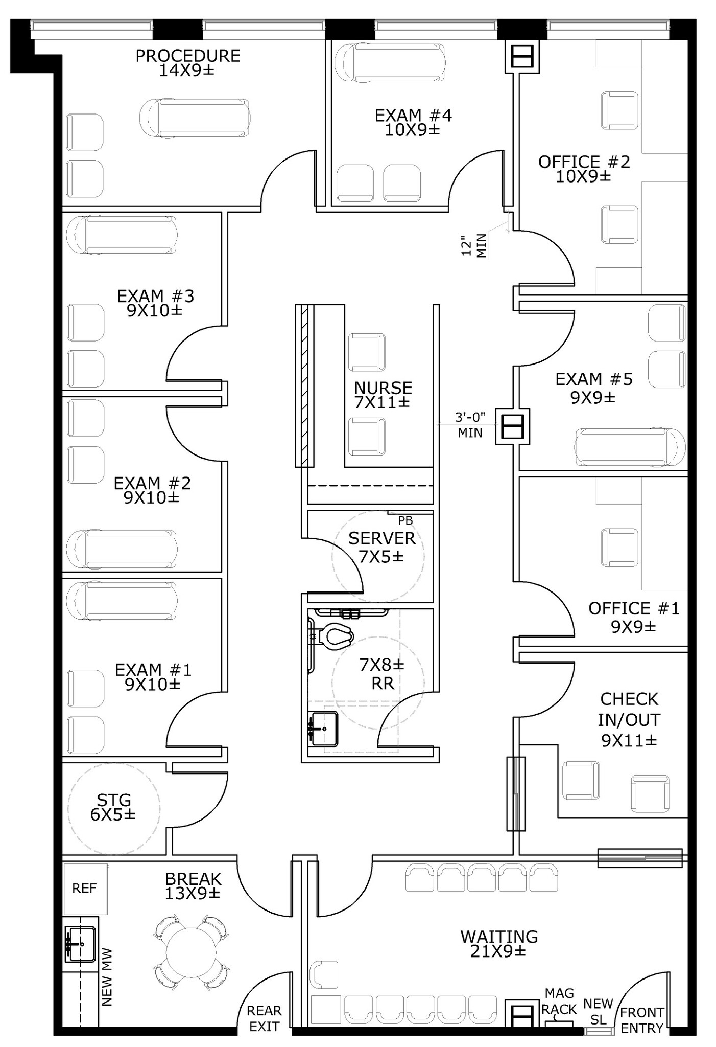 12001 South Fwy, Burleson, TX en alquiler Plano de la planta- Imagen 1 de 1