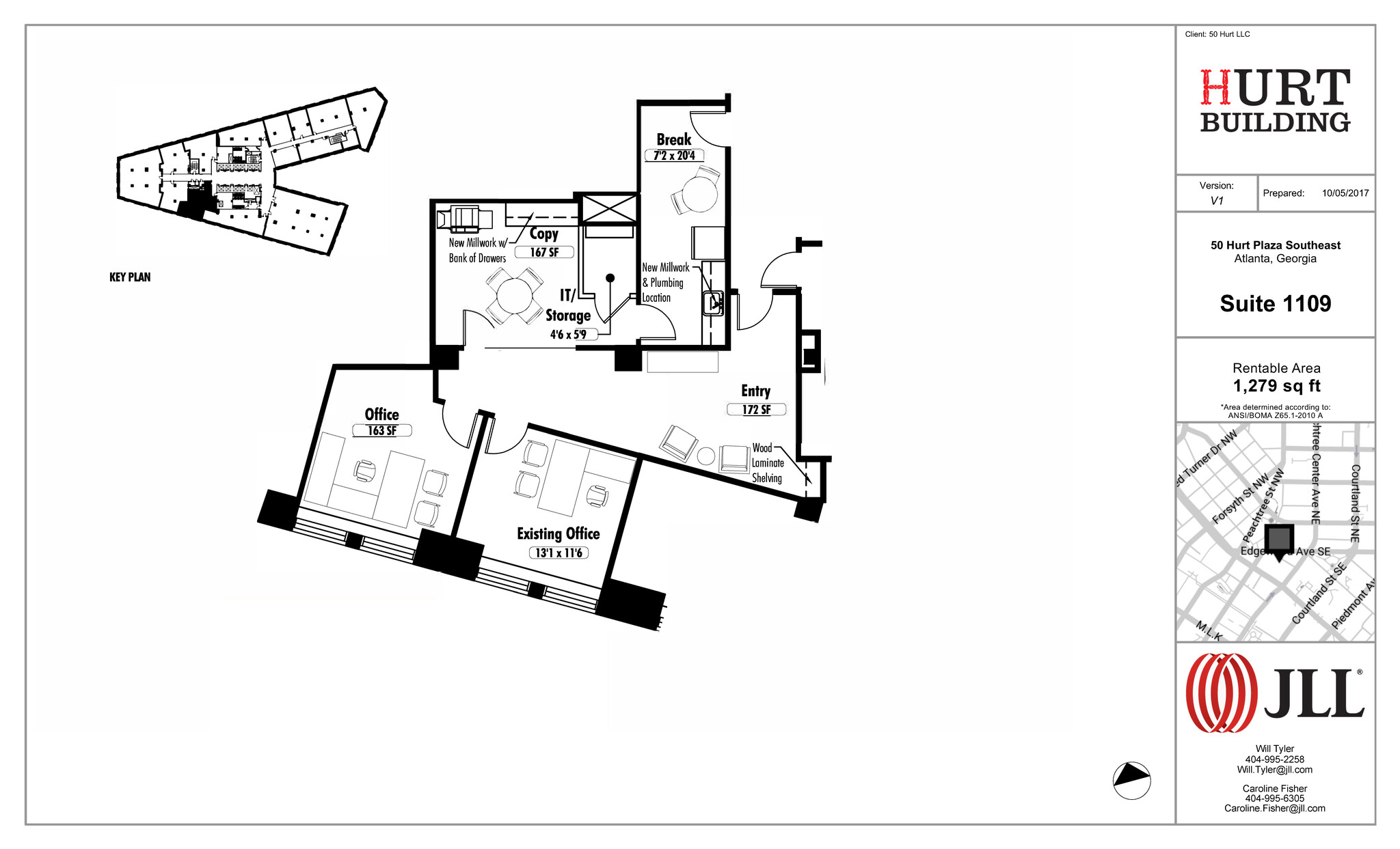 50 Hurt Plz SE, Atlanta, GA en alquiler Plano de la planta- Imagen 1 de 1