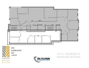 777 N Jefferson St, Milwaukee, WI en alquiler Plano de la planta- Imagen 1 de 1