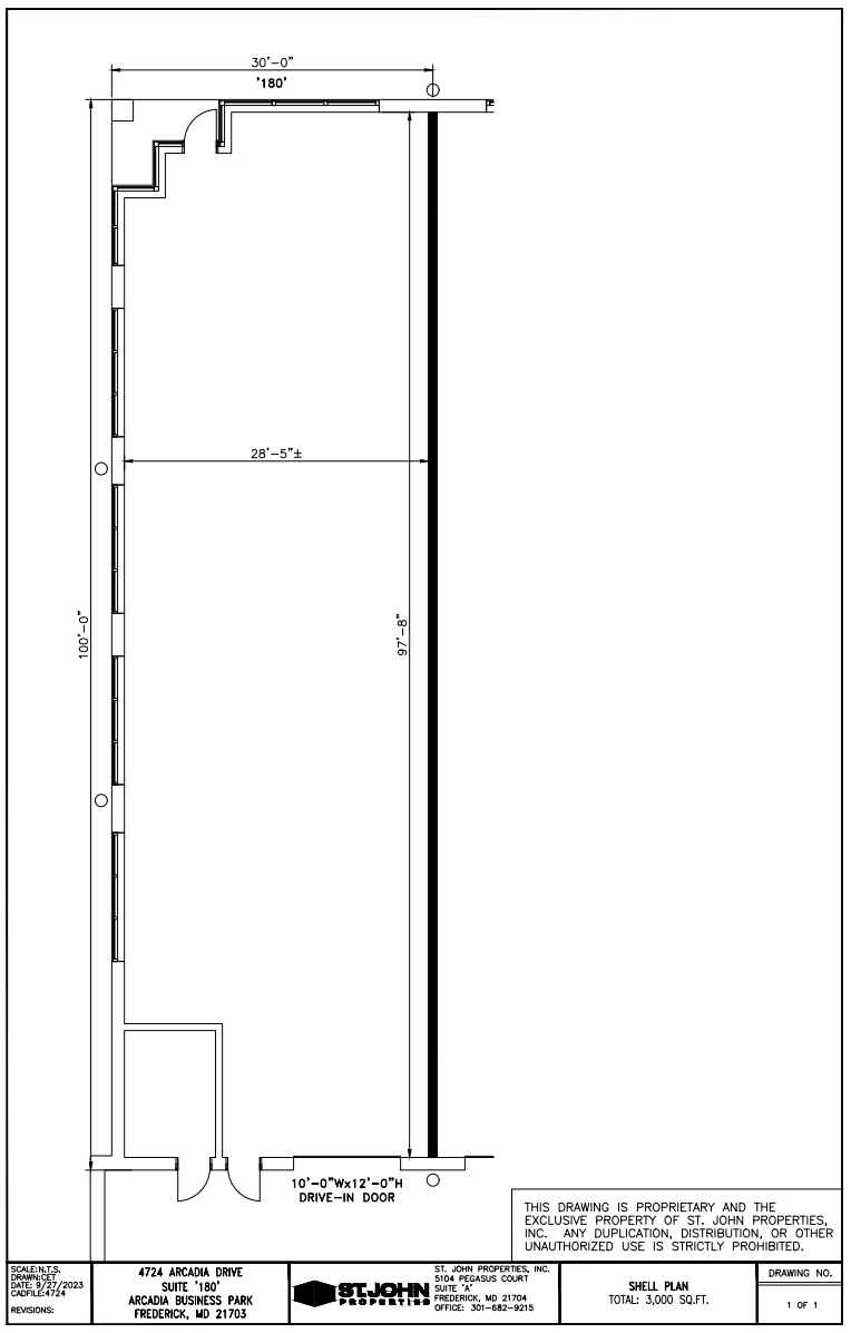 4714 Arcadia Dr, Frederick, MD en alquiler Plano de la planta- Imagen 1 de 1